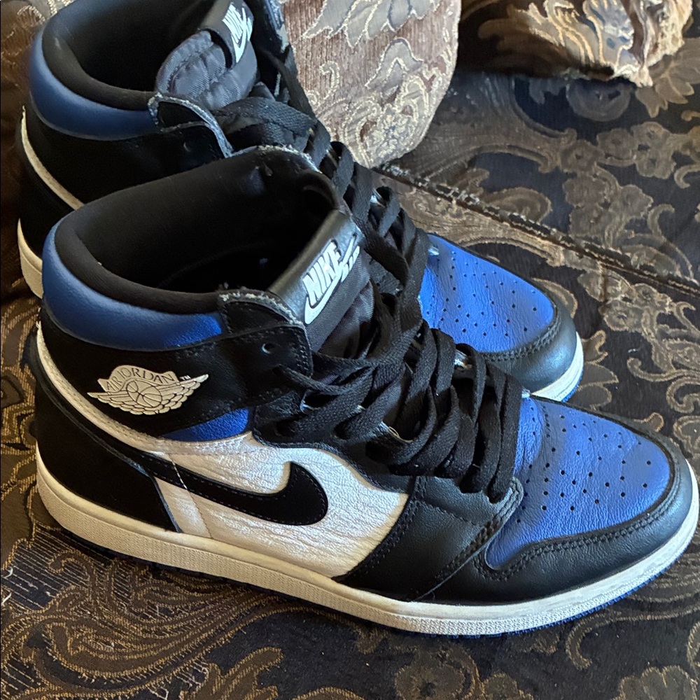 Nike Air Jordan 1 Retro OG High Royal Toe Size 8 Men